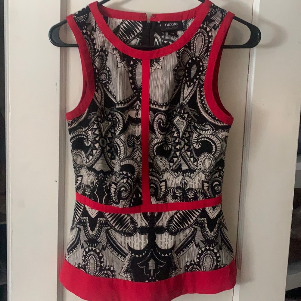 Nicole by Nicole Miller peplum top